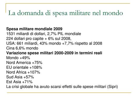 PPT La Spesa Militare In Italia PowerPoint Presentation Free