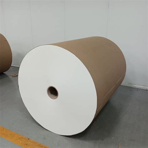 Gsm Pe Coated Paper Roll With Inch Inch Cupstock Board China