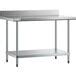 Regency X Gauge Stainless Steel Commercial Work Table