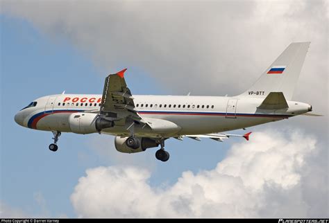 VP BTT Rossiya Russian Airlines Airbus A319 114 Photo By Darren