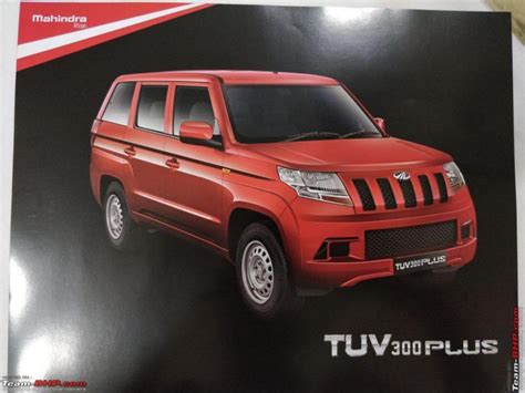 Mahindra TUV 300 Plus Brochure Leaked Ahead Of Launch