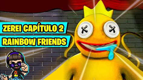 Joguei Rainbow Friends Cap Tulo E Zerei Final Pico Youtube