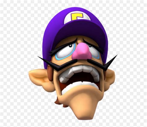 Waluigi Png Png Download Scared Waluigi Png Transparent Png Vhv