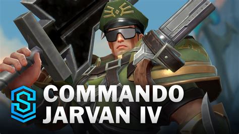 Commando Jarvan IV Wild Rift Skin Spotlight YouTube