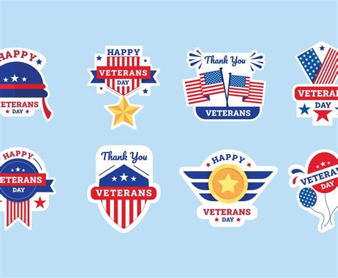 US Veterans Day Sticker