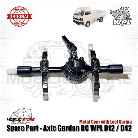 Jual Axle With Driveshaft Original RC WPL D12 Gardan Kopel Metal