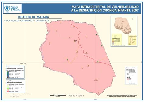 Mapa Vulnerabilidad DNC Matara Cajamarca Cajamarca By World Food