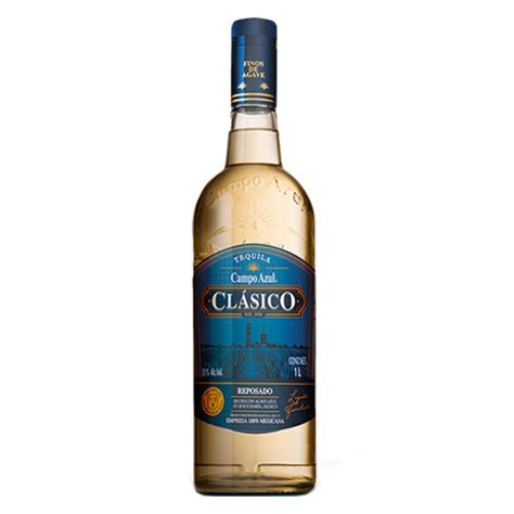 Tequila Campo Azul Clasico Reposado 750 Ml