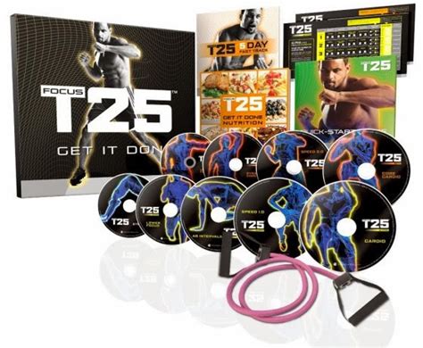 Shaun T S Focus T25 Workout Review Shaun T S Focus T25 Dvd Workout Base Kit Review