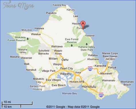 Printable Map Of Oahu Attractions Printable Maps - Bank2home.com