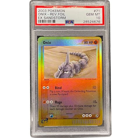 Onix Ex Sandstorm Reverse Holo Price Guide Sports Card