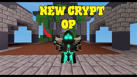 Using The New Crypt Kit In Roblox Bedwars YouTube