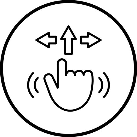 Gesture Control Vector Icon Style 22115791 Vector Art at Vecteezy