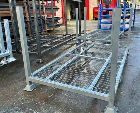 M Steel Stillage Extra Height Metal Post Pallet Stackable Heavy