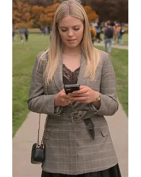 The Sex Lives of College Girls Plaid Blazer Reneé Rapp Jacket Hub