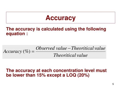 Ppt Exercise 7 Accuracy And Precision Powerpoint Presentation Free