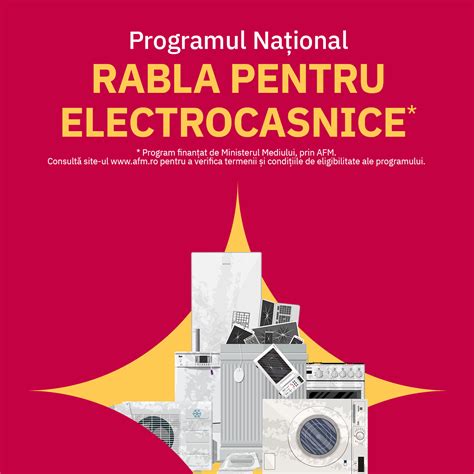 S A Dat Startul Programului Rabla Pentru Electrocasnice Voucherele