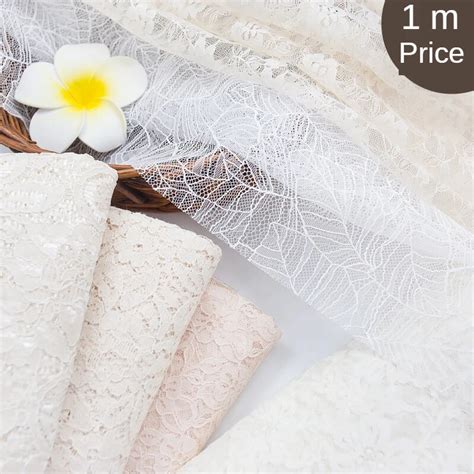 Lace Fabric By The Meter Water Soluble Hollow Mesh Coat Dress Wedding