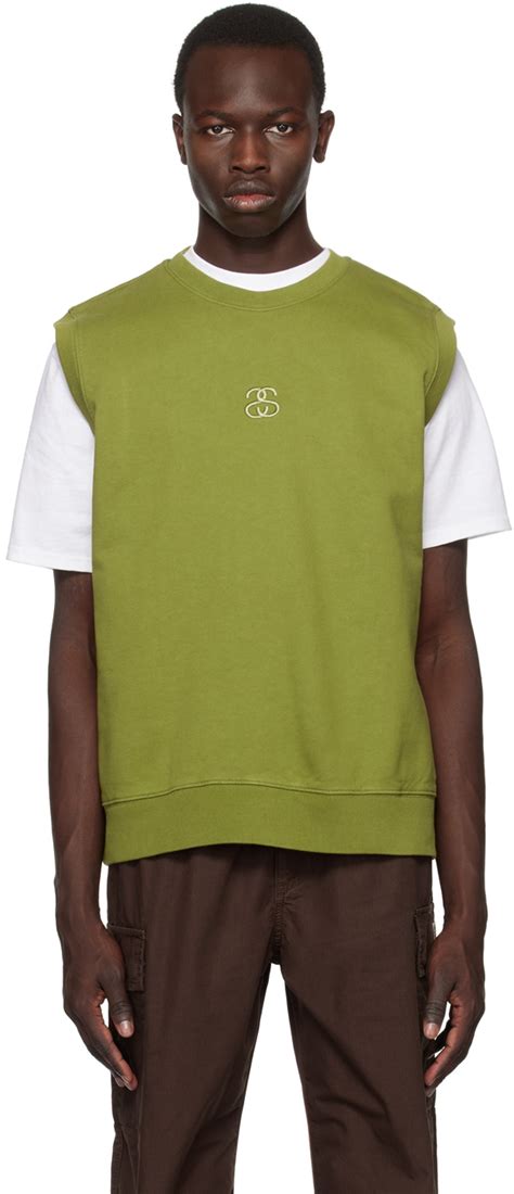 StÜssy Stüssy Green Ss Link Vest Editorialist