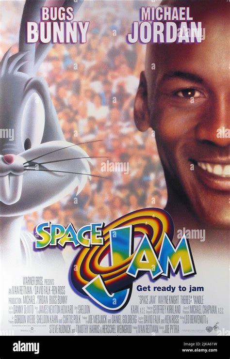 Bugs Bunny And Michael Jordan Poster Film Space Jam 1995 Personnages