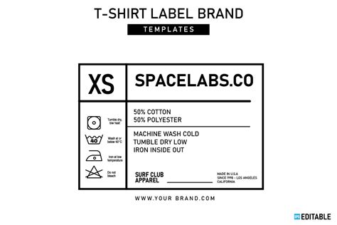 Label Tag Clothing Graphic By Spacelabs Studio Creative Fabrica