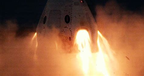 Spacex Fires Up Redesigned Crew Dragon As Nasa Reveals Superdraco Thruster Flaps Flipboard