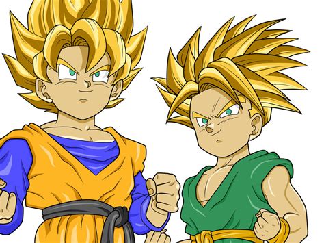 Goten And Trunks Super Saiyan By Loraxdude On DeviantArt