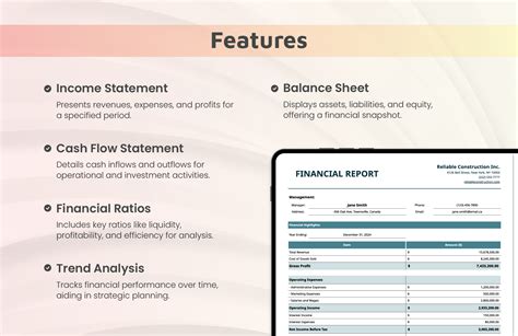 Financial Report Template in Excel, Google Sheets - Download | Template.net