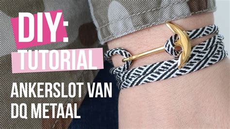 Sieraden Maken Navy Style Armband Met Anker Slot Van Dq Metaal Diy