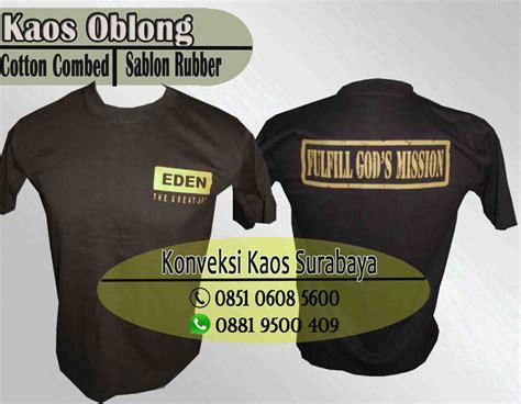 Konveksi Kaos Oblong Murah Surabaya Pusat