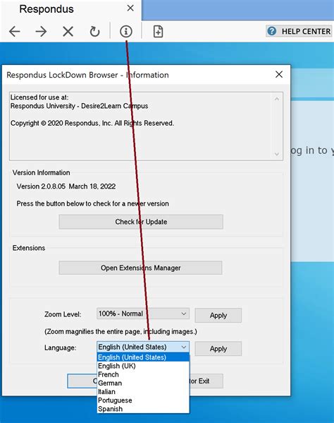 Language Support In Lockdown Browser Respondus Support