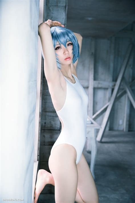 Mikehouse Evangelion Rei Ayanami Naked Cosplay Asian Photos