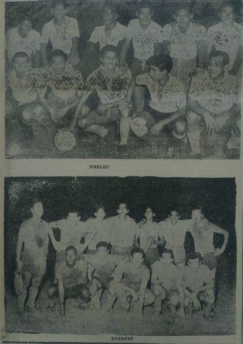 Antonio Ubilla On Twitter CS Emelec CD Everest 1958