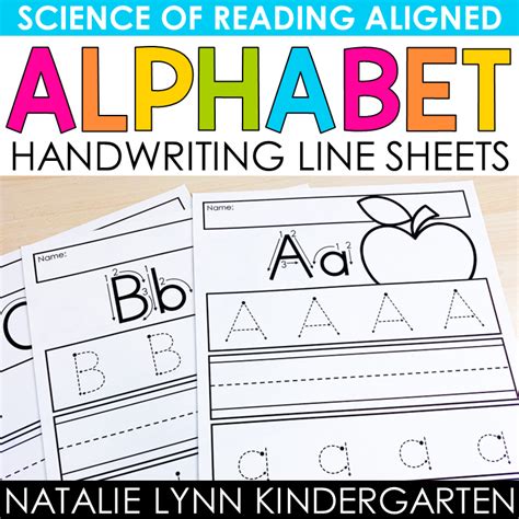 Alphabet Handwriting Letter Formation Lines Worksheets