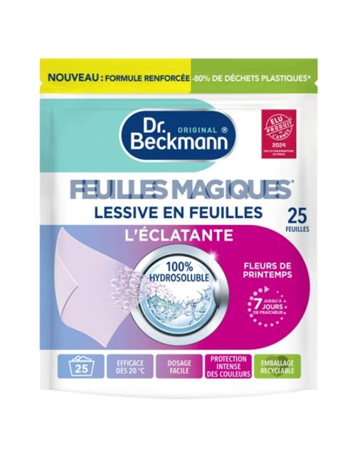 Lessive L Eclatante Feuilles Magiques DR BECKMANN