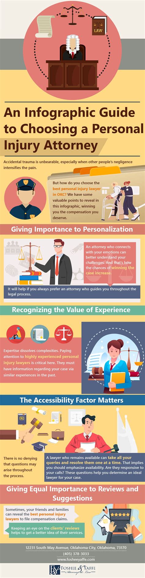 An Infographic Guide to Choosing A Personal Injury Attorney