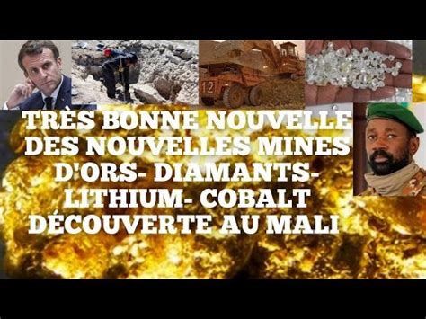 Maliba Tv Live Tv Tr S Urgent D Couverte De Plusieurs Mines D Ors