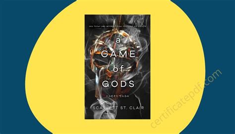 Epub A Game Of Gods Scarlett St Clair Pdf