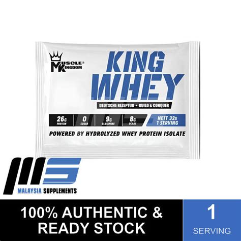 Muscle Kingdom King Whey 1 Serving SACHET MK Muscle Kingdom Whey