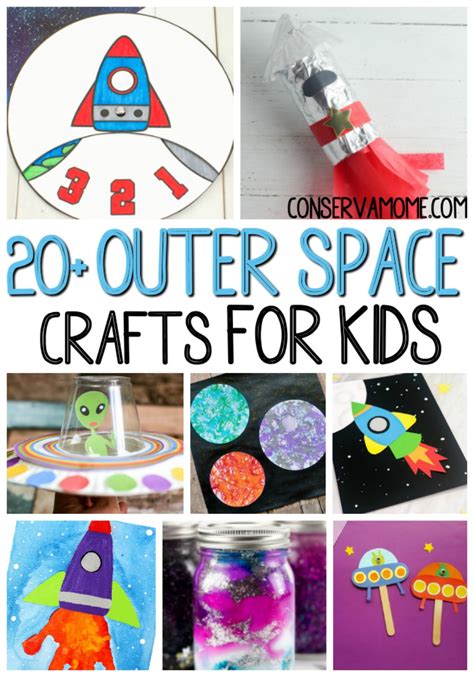 Conservamom 20 Outer Space Crafts For Kids That Are Out Of This World