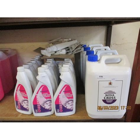 L Of Nova Cross Multi Purpose Disinfectant Cleaner Together With A