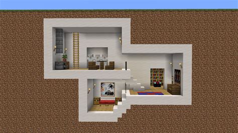 Minecraft How To Build A Modern Underground House Tutorial Youtube