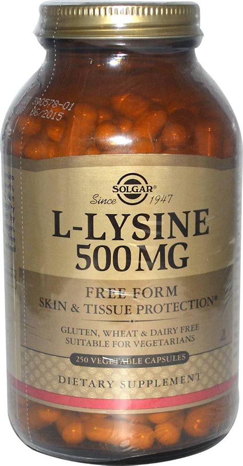 Solgar L Lysine 1000mg 250 St • Hitta Bästa Priserna