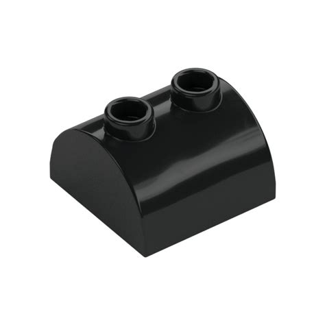 Lego Black Slope X Curved With Studs On Top Brick Owl