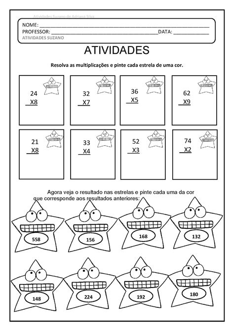 Multiplicação Divertida 2 Em Pdf