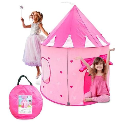 Barraca Infantil Dobr Vel Tenda Castelo Das Princesas Cabana Dm Toys