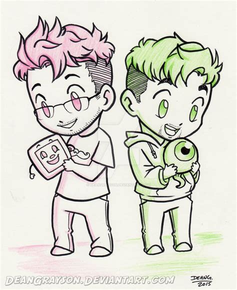 Commission - Markiplier and Jacksepticeye by DeanGrayson on DeviantArt