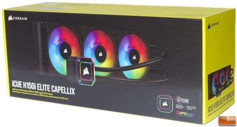 Corsair iCUE H150i Elite Capellix CPU Cooler Review - Legit Reviews