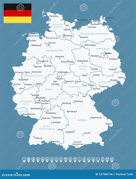 map of germany and europe 2