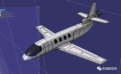 【飞行模型】氢动力涡轮螺旋桨飞机造型3d图纸 Step格式 Solidworks 仿真秀干货文章